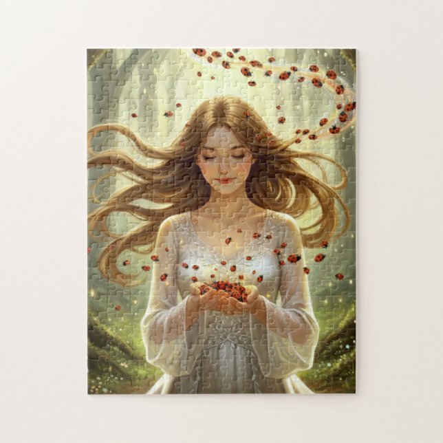 Puzzle Ladybug Goddess (Vertical)