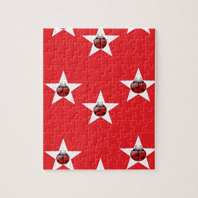 Puzzle Ladybug stars (Vertical)