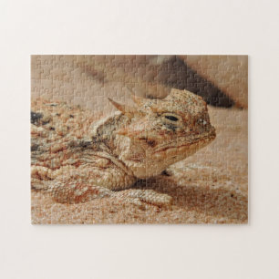 Puzzle Lagarto de cuernos
