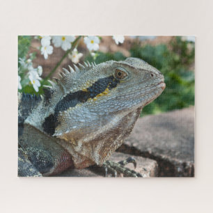 Puzzle Lagarto reptil dragón de agua oriental