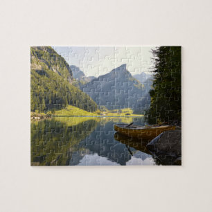 Puzzle Lago alpino en Suiza