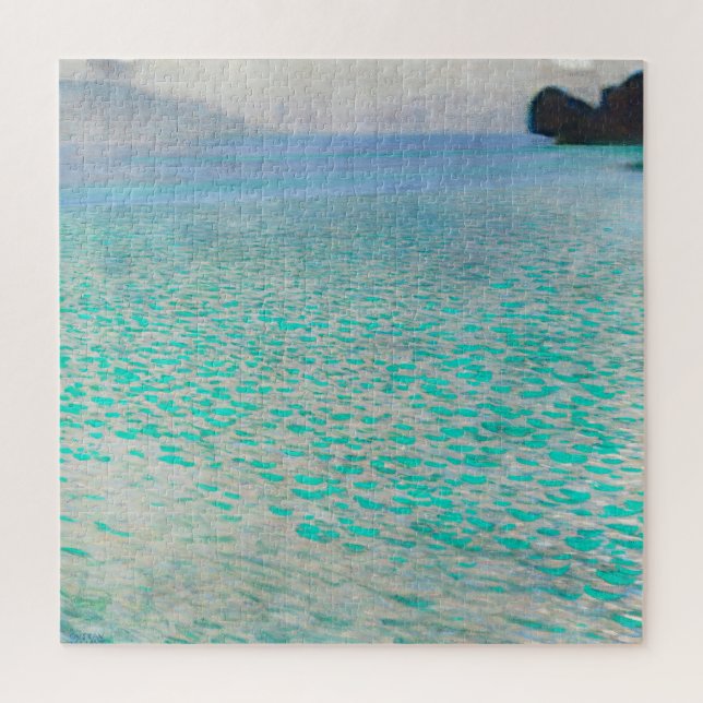 Puzzle Lago Atter, Gustav Klimt (Vertical)