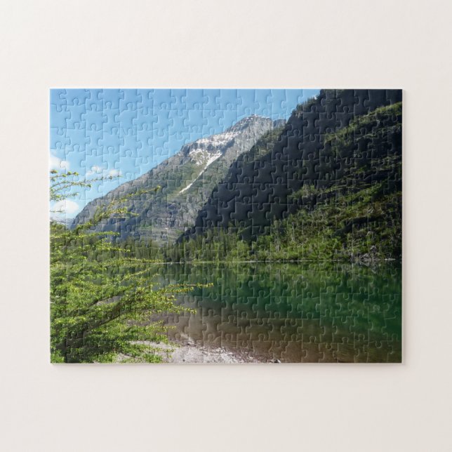 Puzzle Lago Avalanche II en Parque Nacional Glaciar (Horizontal)