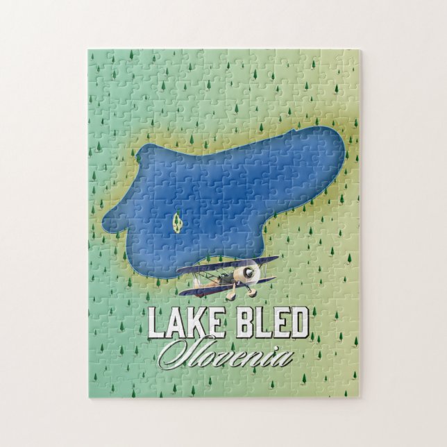 Puzzle Lago Bled Eslovenia (Vertical)