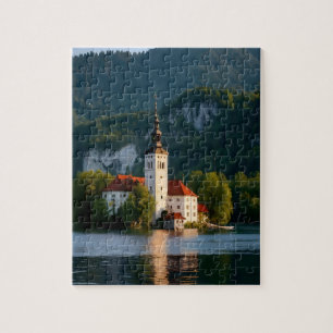 Puzzle Lago Bled, Eslovenia