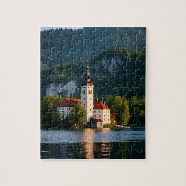 Puzzle Lago Bled, Eslovenia (Vertical)