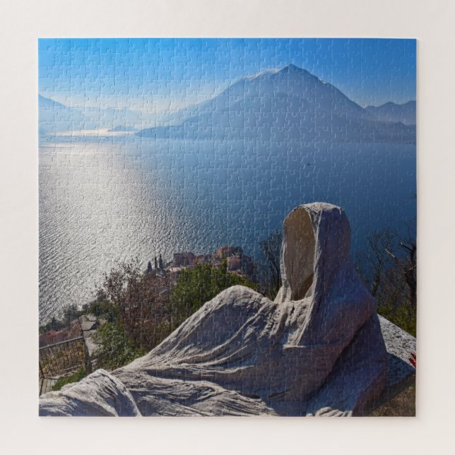 Puzzle Lago Como - Vezio Ghosts - Italia - 20x20 - 676 pc (Vertical)