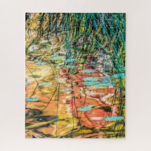 Puzzle Lago Council en el Bosque Nacional Hiawatha, Michi