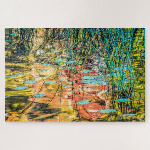 Puzzle Lago Council en el Bosque Nacional Hiawatha, Michi