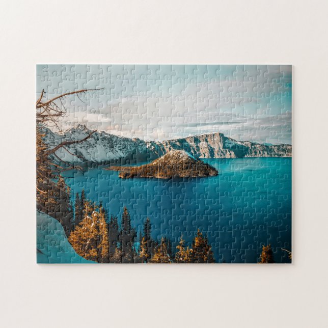 Puzzle Lago Crater Oregon. (Horizontal)
