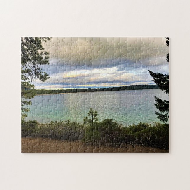 Puzzle Lago Crescent, Oregón (Horizontal)