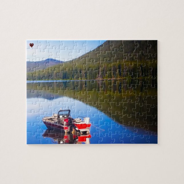 Puzzle Lago Cultus Oregon. (Horizontal)