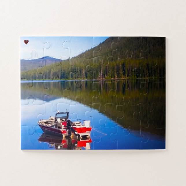 Puzzle Lago Cultus Oregon. (Horizontal)