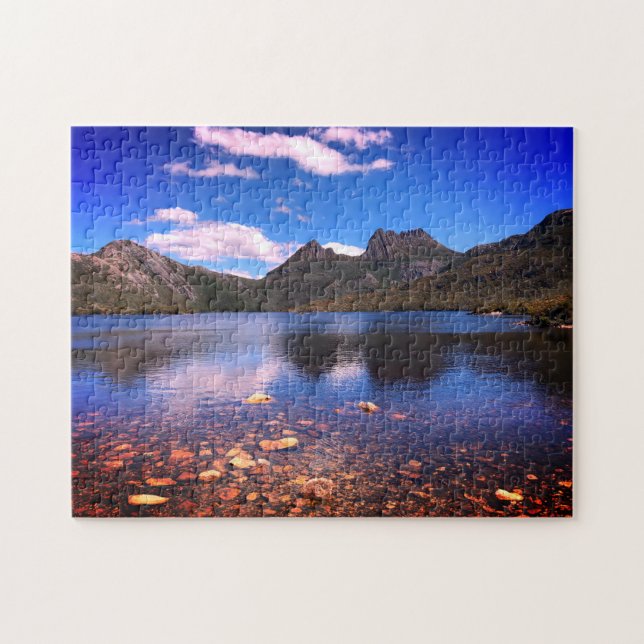 Puzzle lago de montaña cradle brillante (Horizontal)