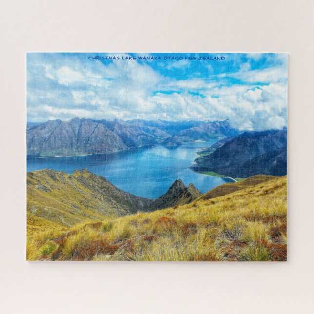 Puzzle Lago de Navidad Wanaka Otago Nueva Zelanda (Horizontal)