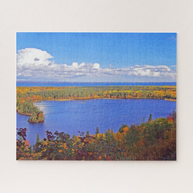 Puzzle LAGO DE rompecabezas/ ESPECTÁCULO, MICHIGAN EN EL  (Horizontal)