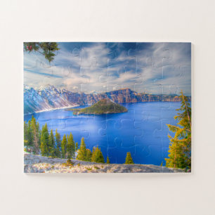Puzzle Lago del Cráter Oregon