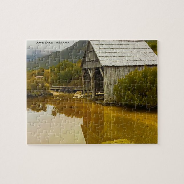 Puzzle Lago Dove Tasmania Australia (Horizontal)