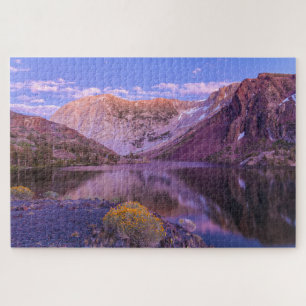 Puzzle Lago Ellery y Sierra Montañas al atardecer