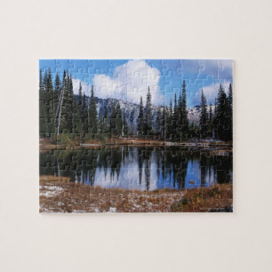 Puzzle Lago en el parque nacional del Monte Rainier
