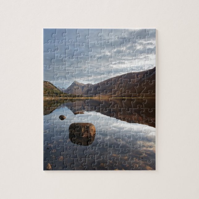 Puzzle Lago Etive. Glencoe en las montañas escocesas (Vertical)