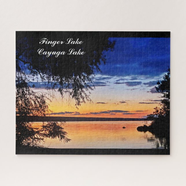 PUZZLE LAGO FINGER LAKE CAYUGA (Horizontal)