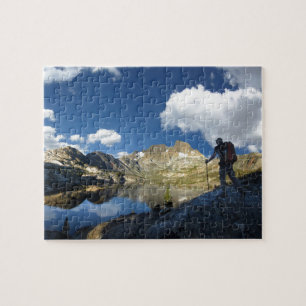 Puzzle Lago Garnet y pico de banner 2 - Sendero John Muir