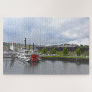Puzzle Lago George, Nueva York, Steamship