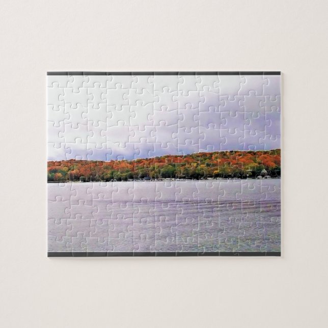 Puzzle Lago Ginebra, Wisconsin (Horizontal)