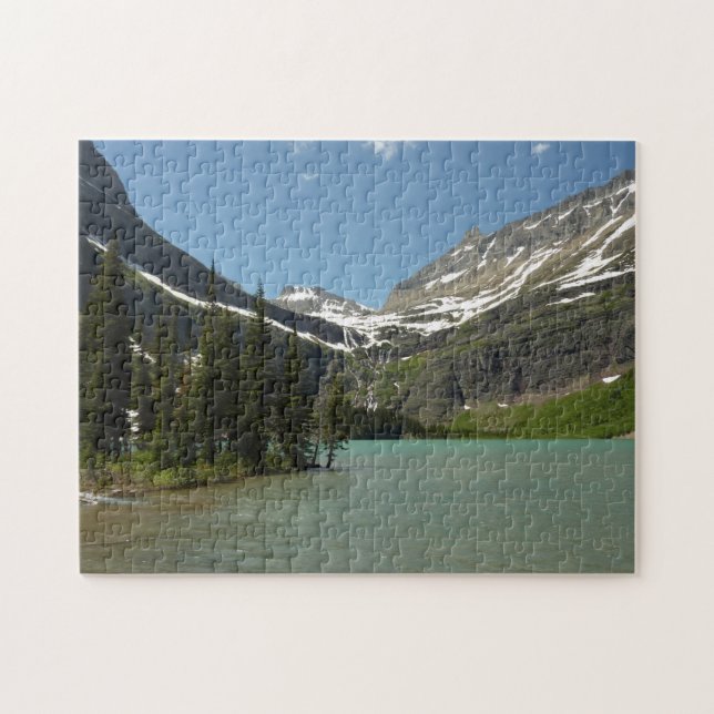 Puzzle Lago Grinnell en el Parque Nacional Glacier (Horizontal)