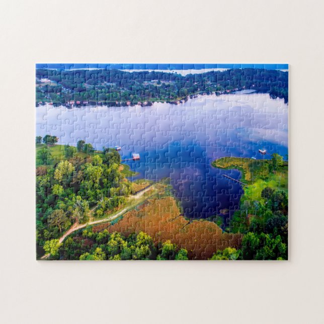 Puzzle Lago Guntersville Alabama. (Horizontal)