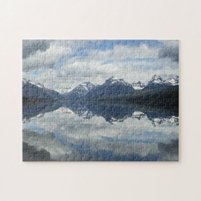 Puzzle Lago Jigsaws McDonald Montana. (Horizontal)