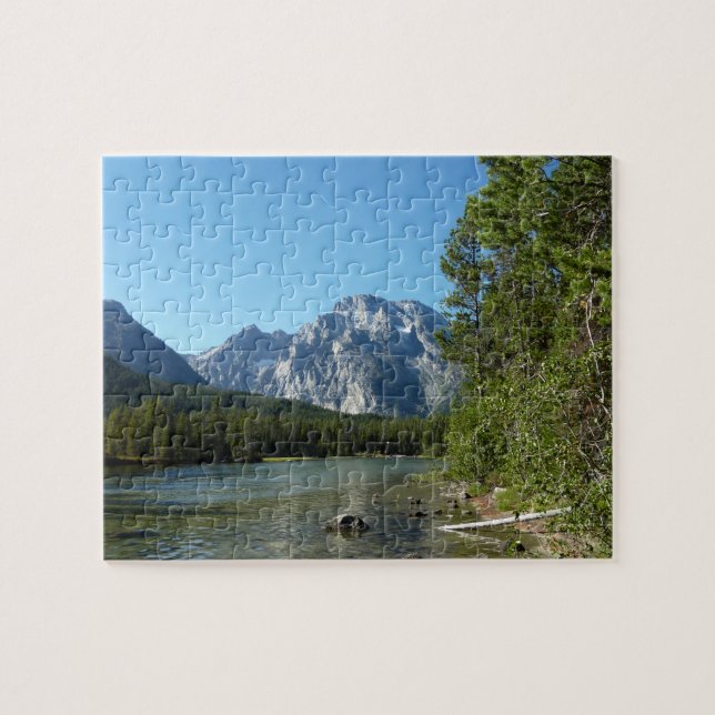 Puzzle Lago Leigh en el Parque Nacional de Grand Teton (Horizontal)
