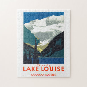 Puzzle Lago Louise Carroquis Canadiense ~ Viajes de époc