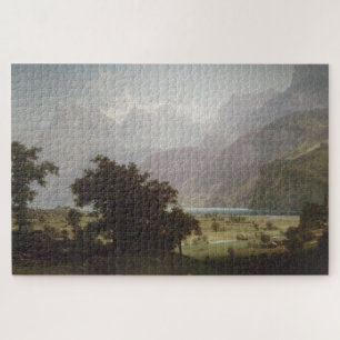 Puzzle Lago Lucerna de Albert Bierstadt, 1858