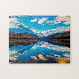 Puzzle Lago McDonald Glacier Park Montana.