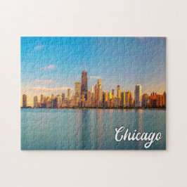 Puzzle Lago Michigan, Chicago, Illinois, Estados Unidos