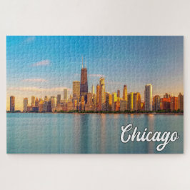 Puzzle Lago Michigan, Chicago, Illinois, Estados Unidos