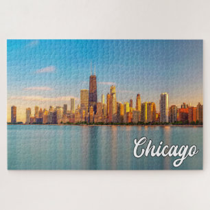 Puzzle Lago Michigan, Chicago, Illinois, Estados Unidos