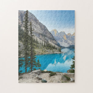 Puzzle Lago Moraine en Banff Canadá