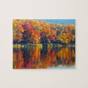 Puzzle Lago Otoño