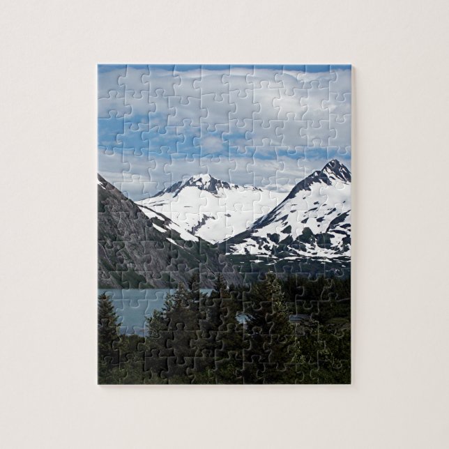 Puzzle Lago Portage, Alaska, Estados Unidos (Vertical)