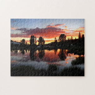 Puzzle Lago Reymann Sunset - Yosemite