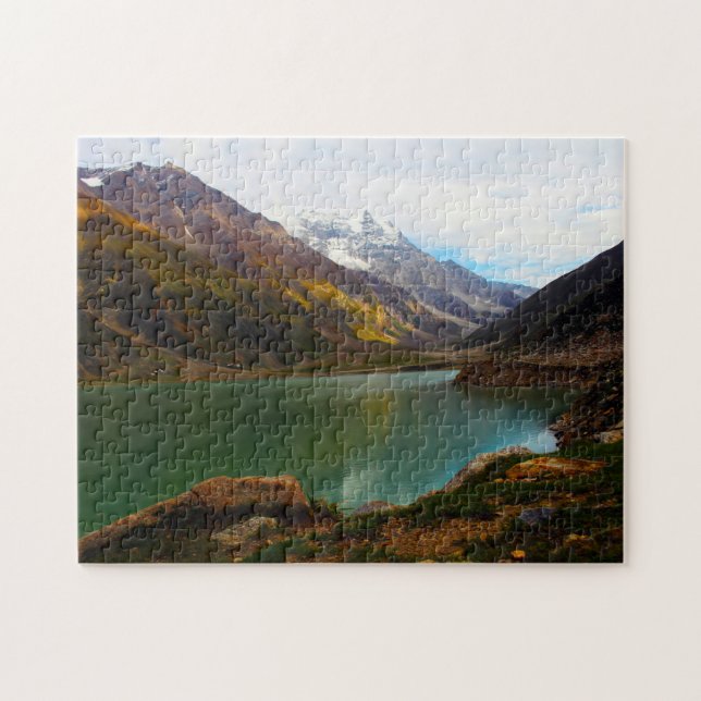 Puzzle Lago Saiful Muluk Pakistán. (Horizontal)