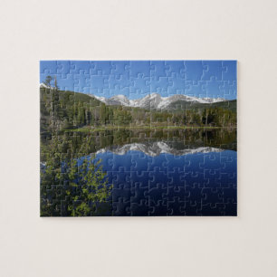 Puzzle Lago Sprague I en el Parque Nacional de las Montañ