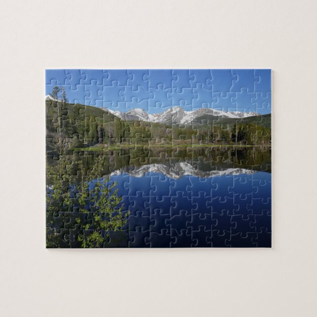 Puzzle Lago Sprague I en el Parque Nacional de las Montañ (Horizontal)