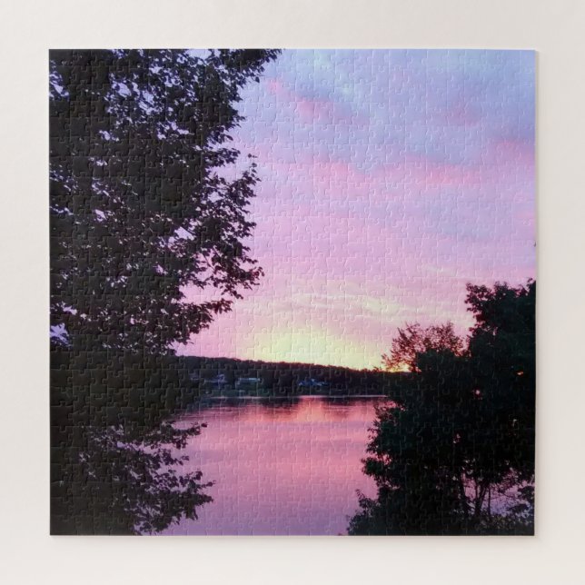 Puzzle Lago Sunrise de los Ozarks (Vertical)