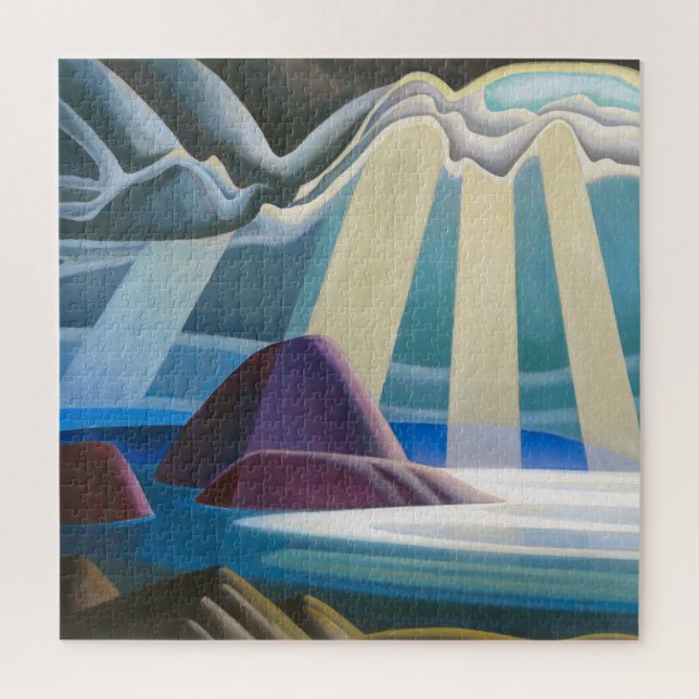 Puzzle Lago Superior | Lawren Harris | (Vertical)