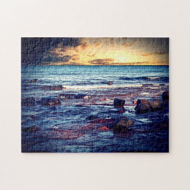 Puzzle Lago Superior Sunset (Horizontal)