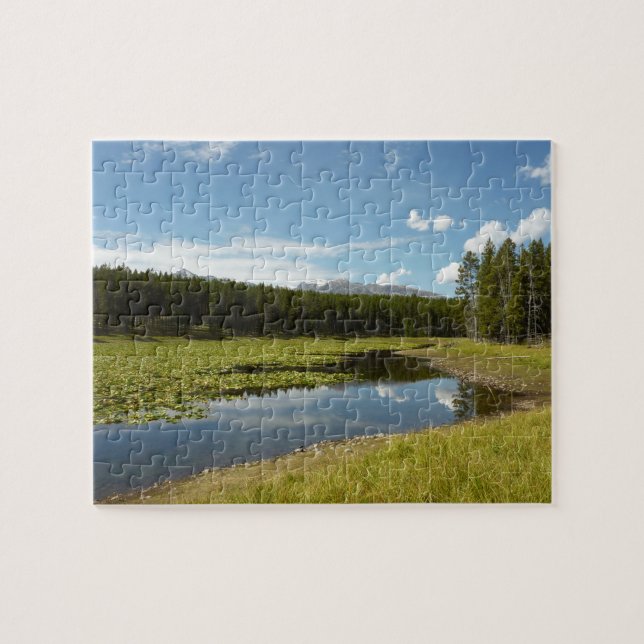 Puzzle Lago Swan I en el Parque Nacional de Grand Teton (Horizontal)